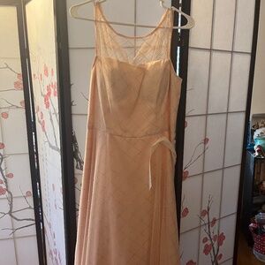 Champagne sleeveless dress
